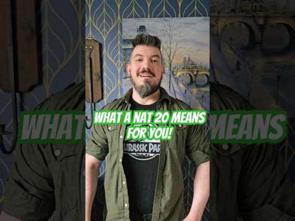 What Nat20 and Nat1 rolls outside of combat mean for your dnd/ttrpg party!