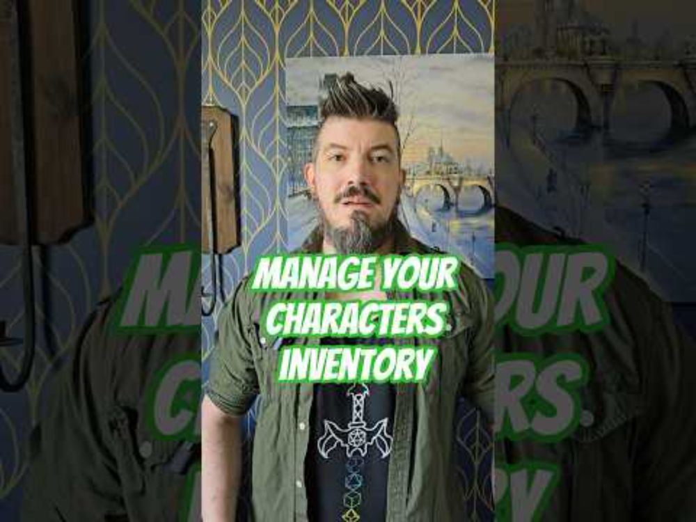 How to make inventory management well... manageable in Dungeons and Dragons!
