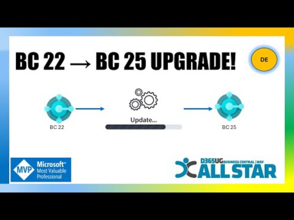 Upgrade Data from Dynamics BC 22 to BC 25 Step by Step Guide.