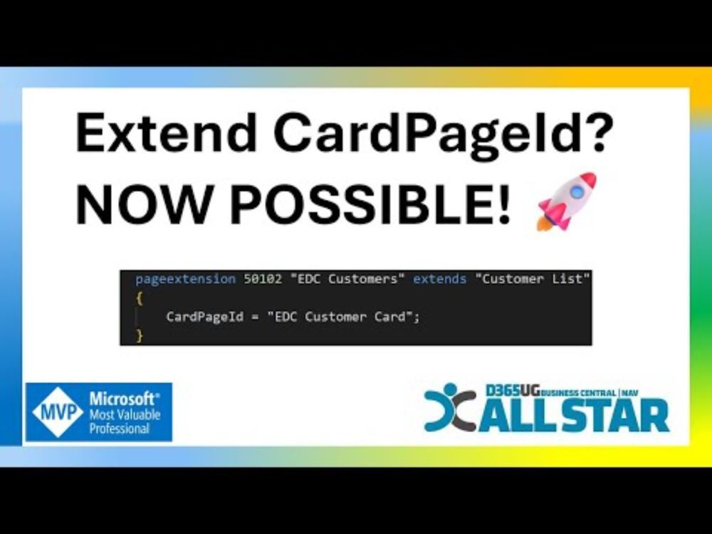 Game-Changer! Extend CardPageId in Business Central 2025 🚀