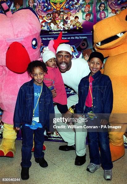 Third placed Big Brother television game show contestant Darren Ramsey at the premiere for the kids film Digimon: The Movie, at Planet Hollywood, in London's West End. (Photo by William Conran - PA Images/PA Images via Getty Images)