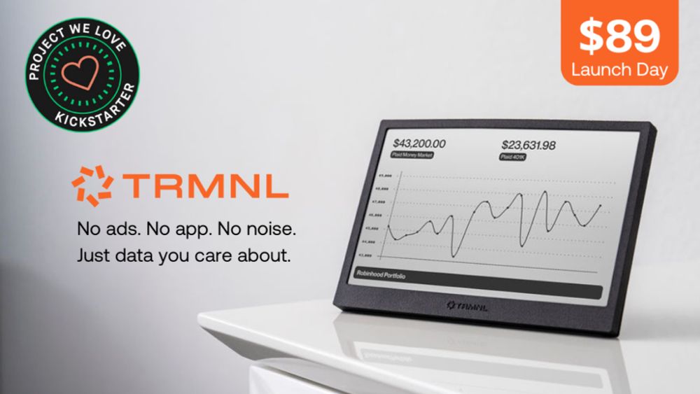 TRMNL: The e-ink display for your favorite apps and news