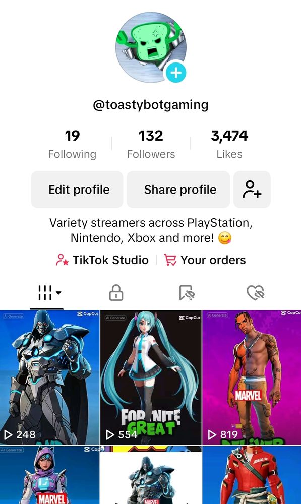 TOASTY BOT TIKTOK
