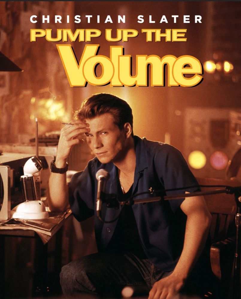 Poster for the movie “Pump Up the Volume” in tribute to NYC’s new mayor. 