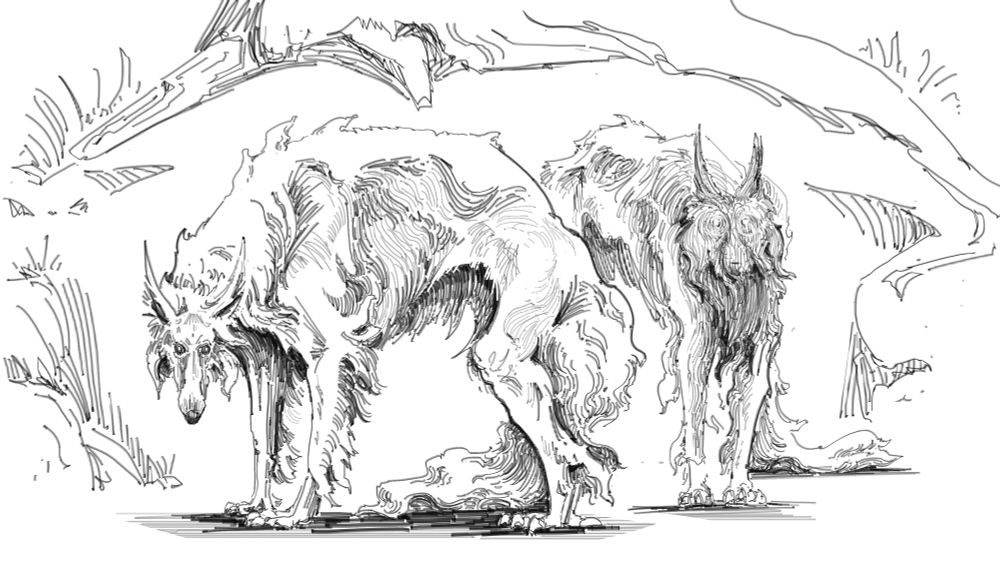 coming out of the den… 