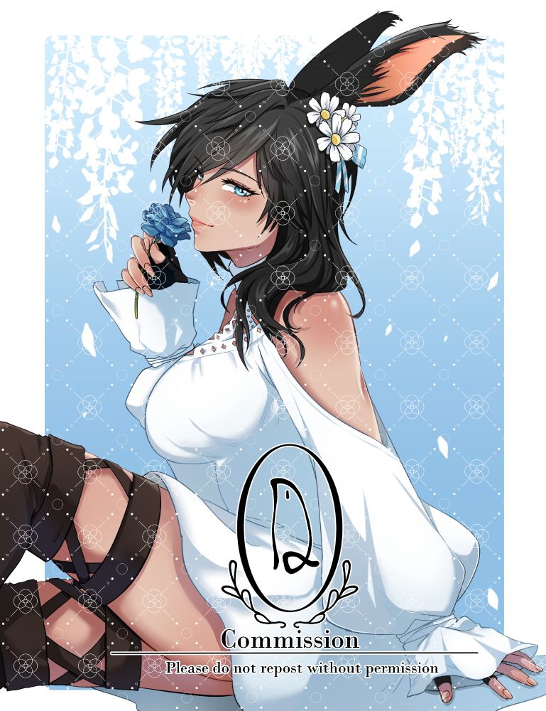 Commission Knee-up for @.Grail Sama