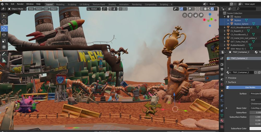 Megamix Mania presented in blender.

Crash Team Racing Nitro Fueled / vulkanripper