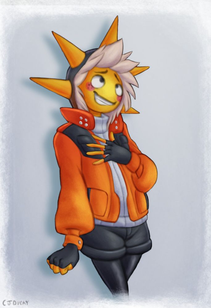Sunspot from Fortnite looking cute