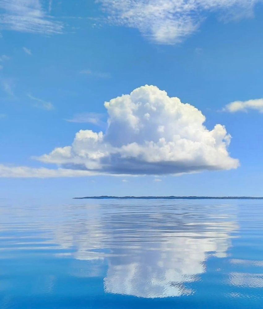 ナウル上空の雲