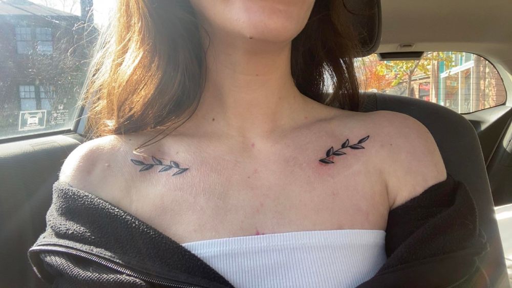 This is the first tattoo I’ve ever had where I feel like it’s “wrong”. At some angles, with some necklines, I love it. And at others, I hate it. It’s been 2 weeks with them. I feel like they’re “floating” in relation to my sleeve. Has anyone else experienced this? What can I do to fix if placement or design is the issue? Originally posted by Boozypeach on r/tattooadvice on December 8th, 2025.