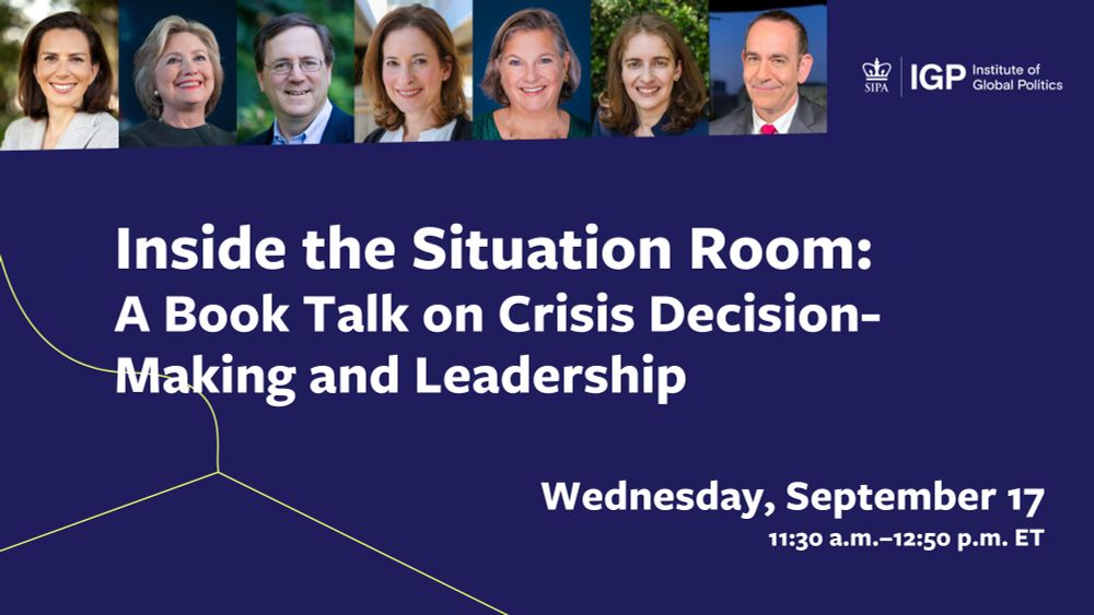 Event image for Inside the Situation Room: Wednesday, September 17 beginning at 11:30AM ET