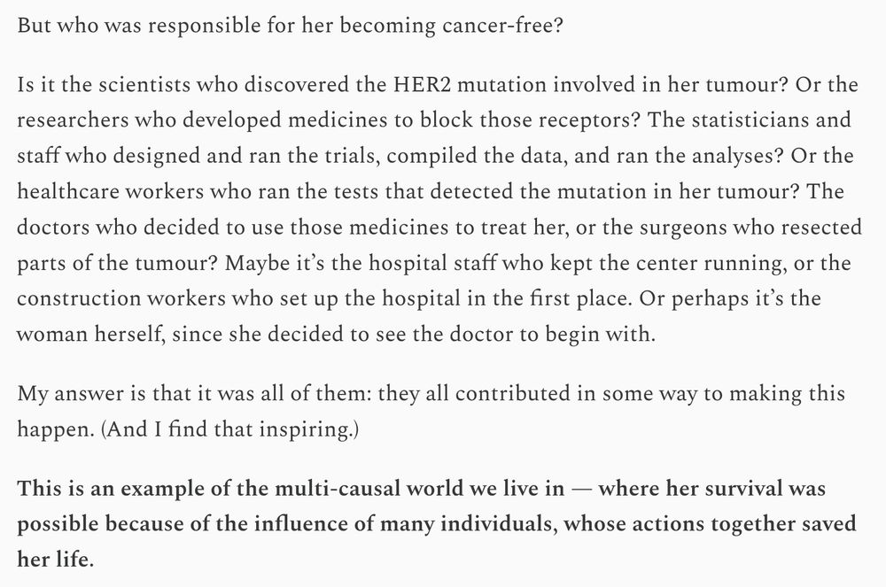Excerpt from Saloni's piece about our multi-causal world
