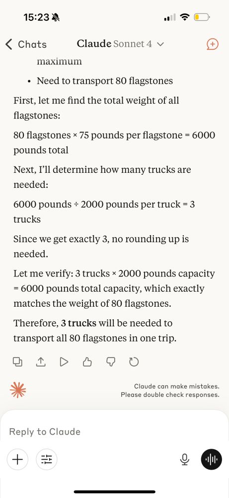 The challenge in question answered by Claude 