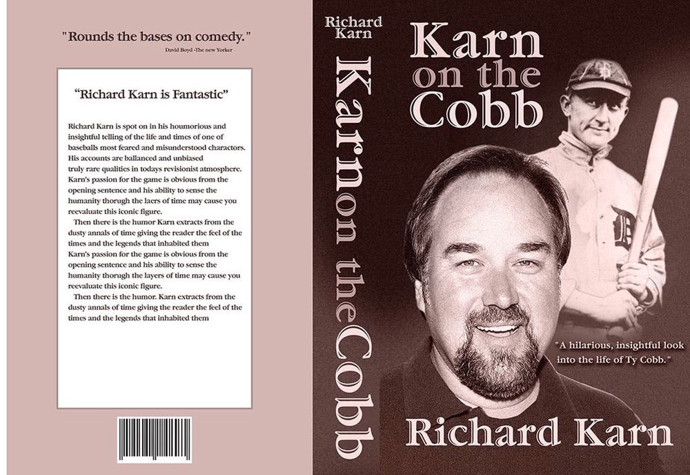 A high resolution version of the book jacket of KARN ON THE COBB from Detroiters