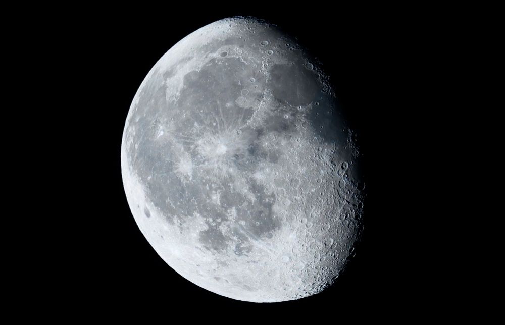 La luna de hoy.