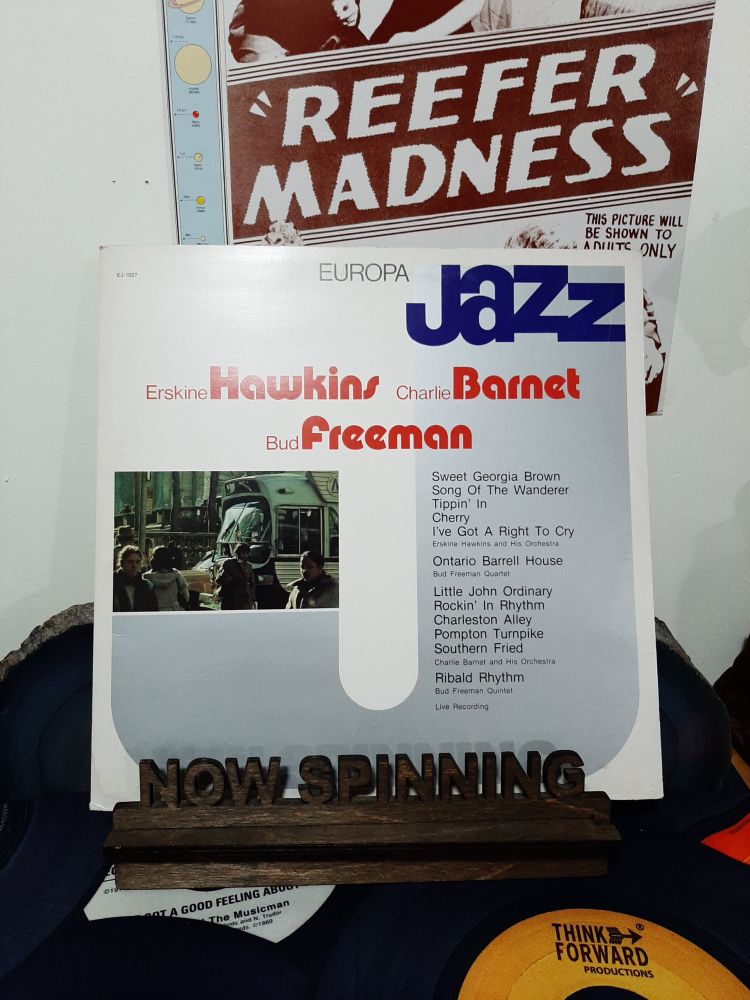 The album Europa Jazz featuring Erskine Hawkins, Charlie Barnet, and Bud Freeman