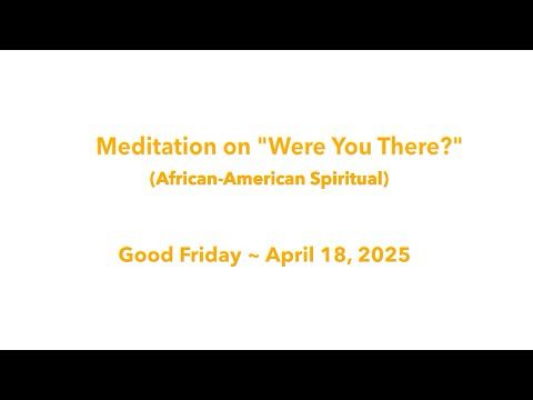 MCC Windsor - Good Friday - 2025-04-18