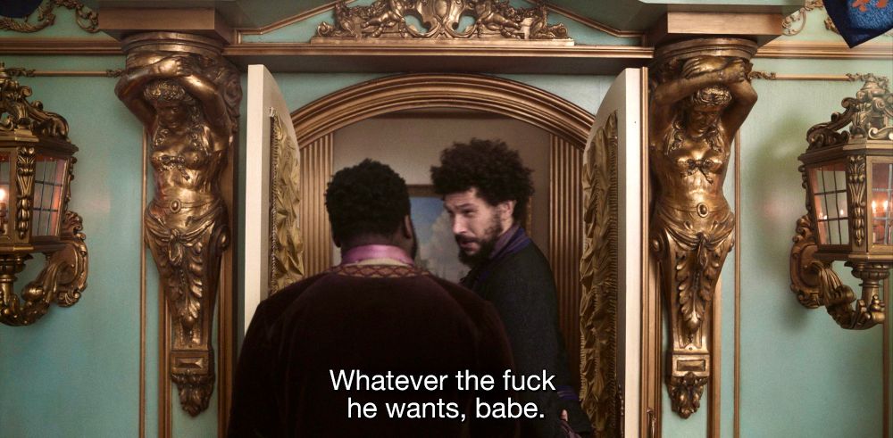 Frenchie saying “Whatever the fuck he wants, babe” to Oluwande. I love him so much