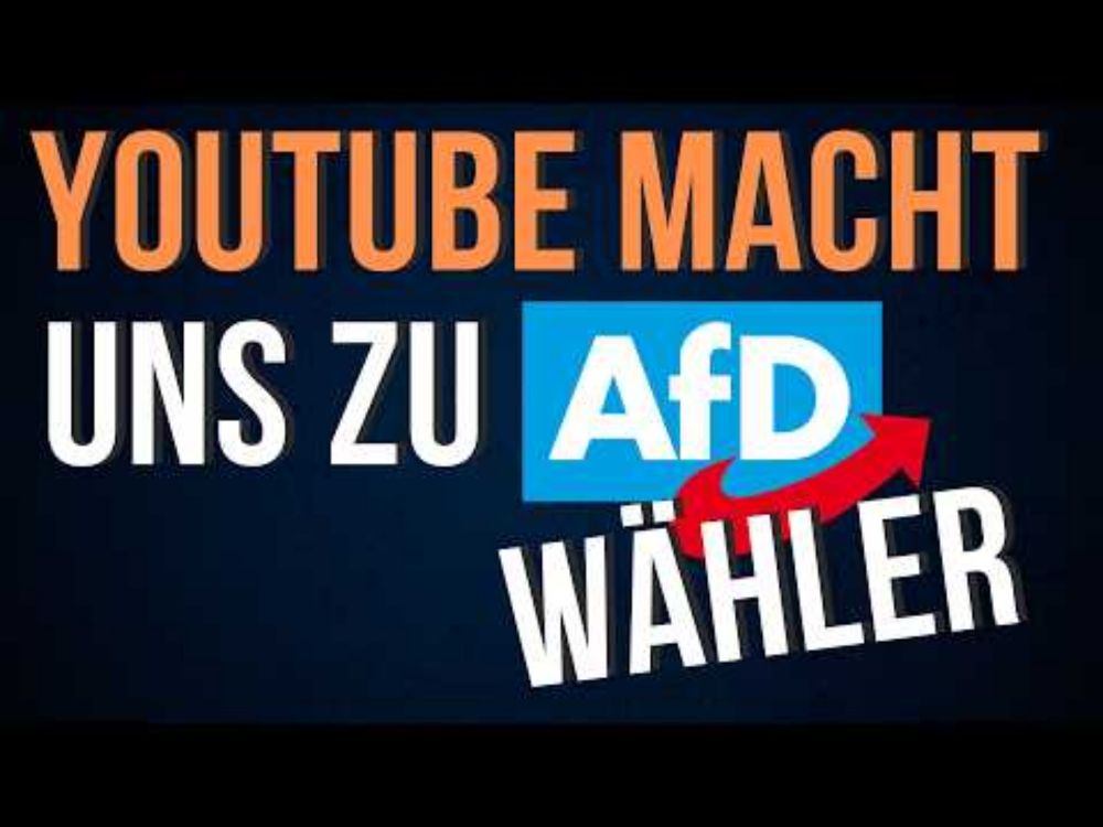 Wie lange dauert es bis YouTube AfD-Inhalte empfiehlt?