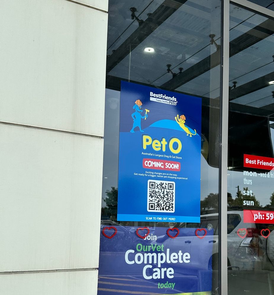 A very unfortunate name change for bestfriend pets. PetO 