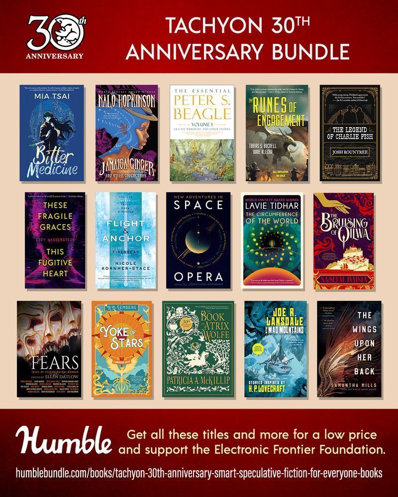 Ad for Tachyon 30th Anniversary Humble Bundle

https://www.humblebundle.com/books/tachyon-30th-anniversary-smart-speculative-fiction-for-everyone-books