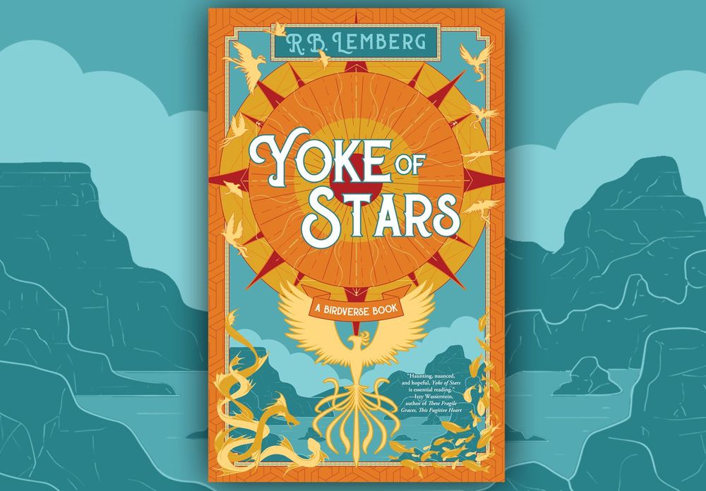 Cover to R. B. Lemberg's WFA nominated novella YOKE OF STARS by Elizabeth Story

https://tachyonpublications.com/product/yoke-of-stars/