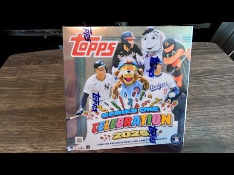 THAT Card Was Worth HOW MUCH?! | 2025 Topps Series 1 Baseball Celebration Mega Box