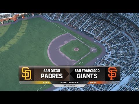 San Diego Padres (61-57) @ San Francisco Giants (60-58) | Watchin' Baseball [#1] | MLB The Show 25