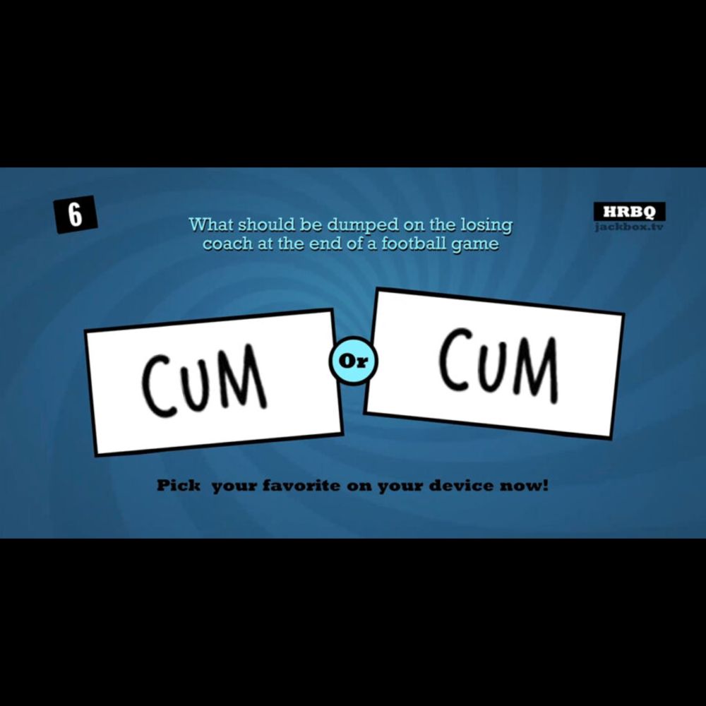 Jackbox Hard Mode Update Bans the Word ‘Cum’