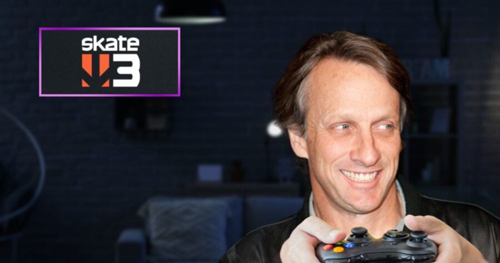 Tony Hawk Nervously Looks Left, Right Before Booting up "Skate 3"