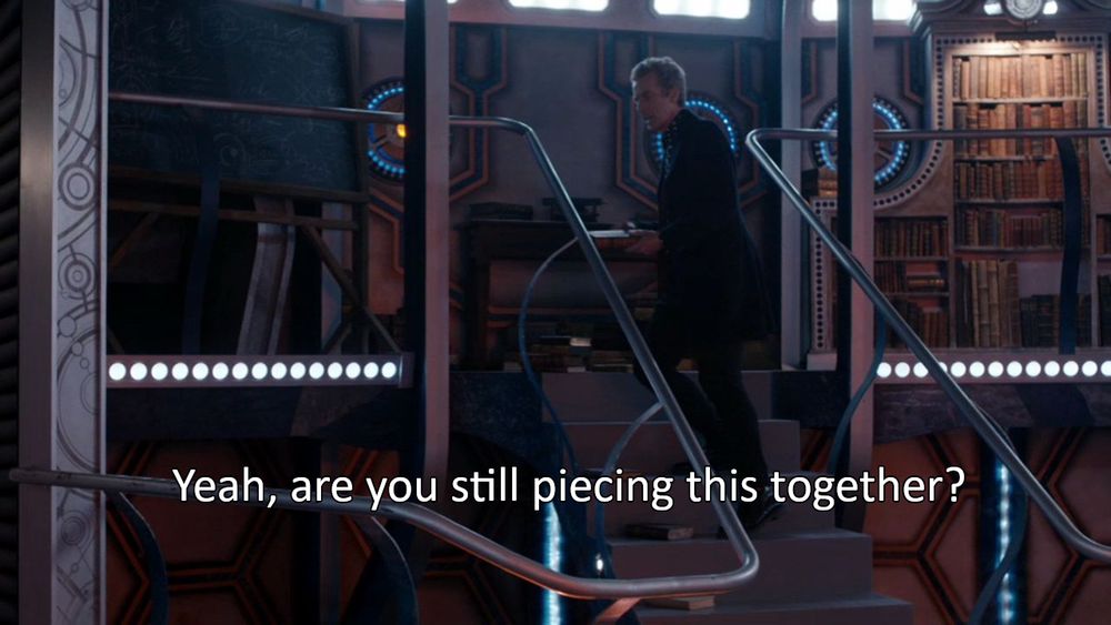 12 says "Yeah, are you still piecing this together?"