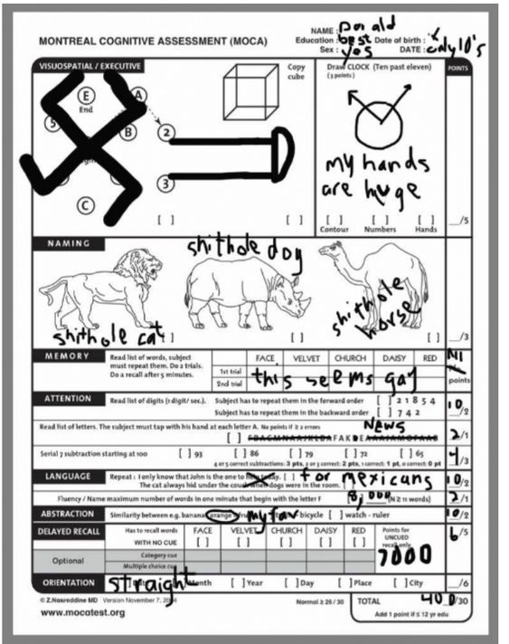 An altered MCA satire od DJT