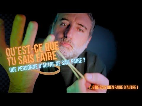 🧐 Je suis LE SEUL à savoir faire ça mais je ne sais rien faire d'autre.