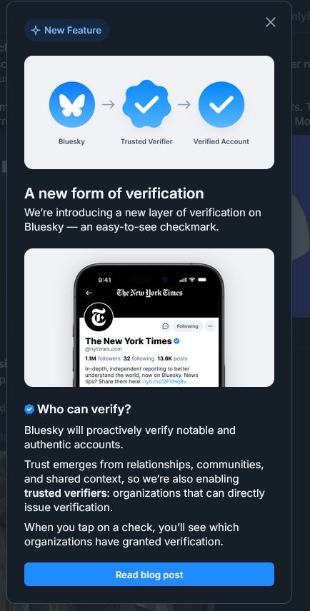 Bsky verifiers check popup