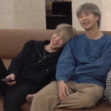 jimin leaning against namjoons shoulder bc if theres one thing jimin gonna do its say "i know a place" and find namjoons shoulders or body 