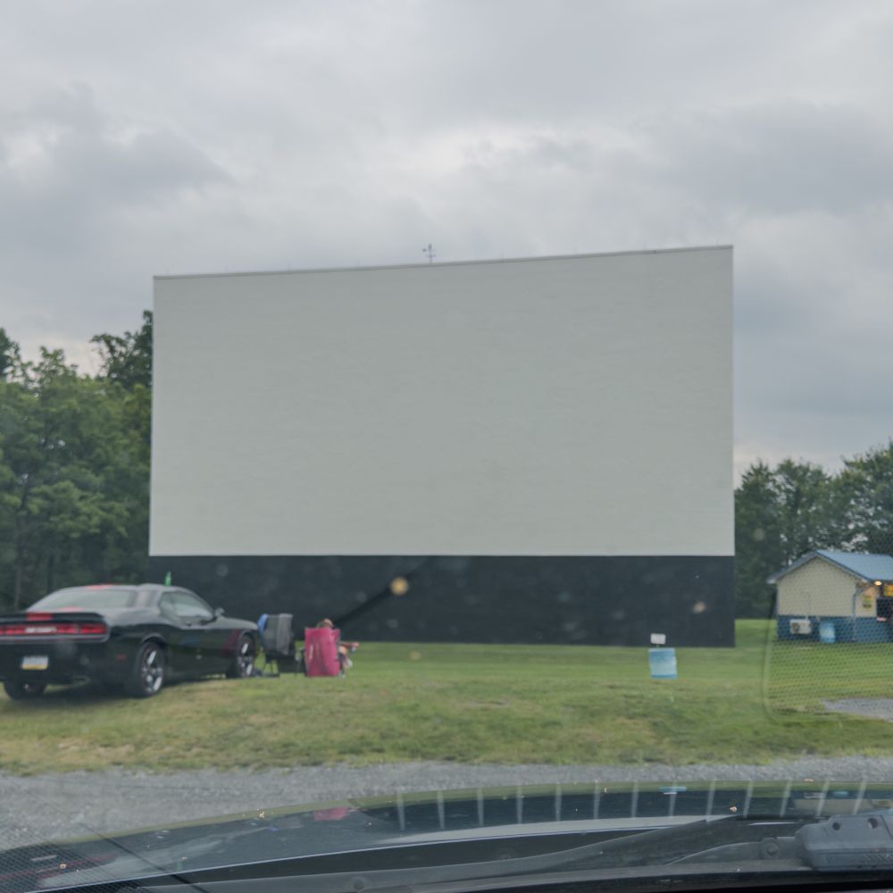 A blank drive in screen