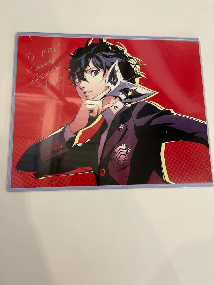 An autographed image signed by Xander Mobus