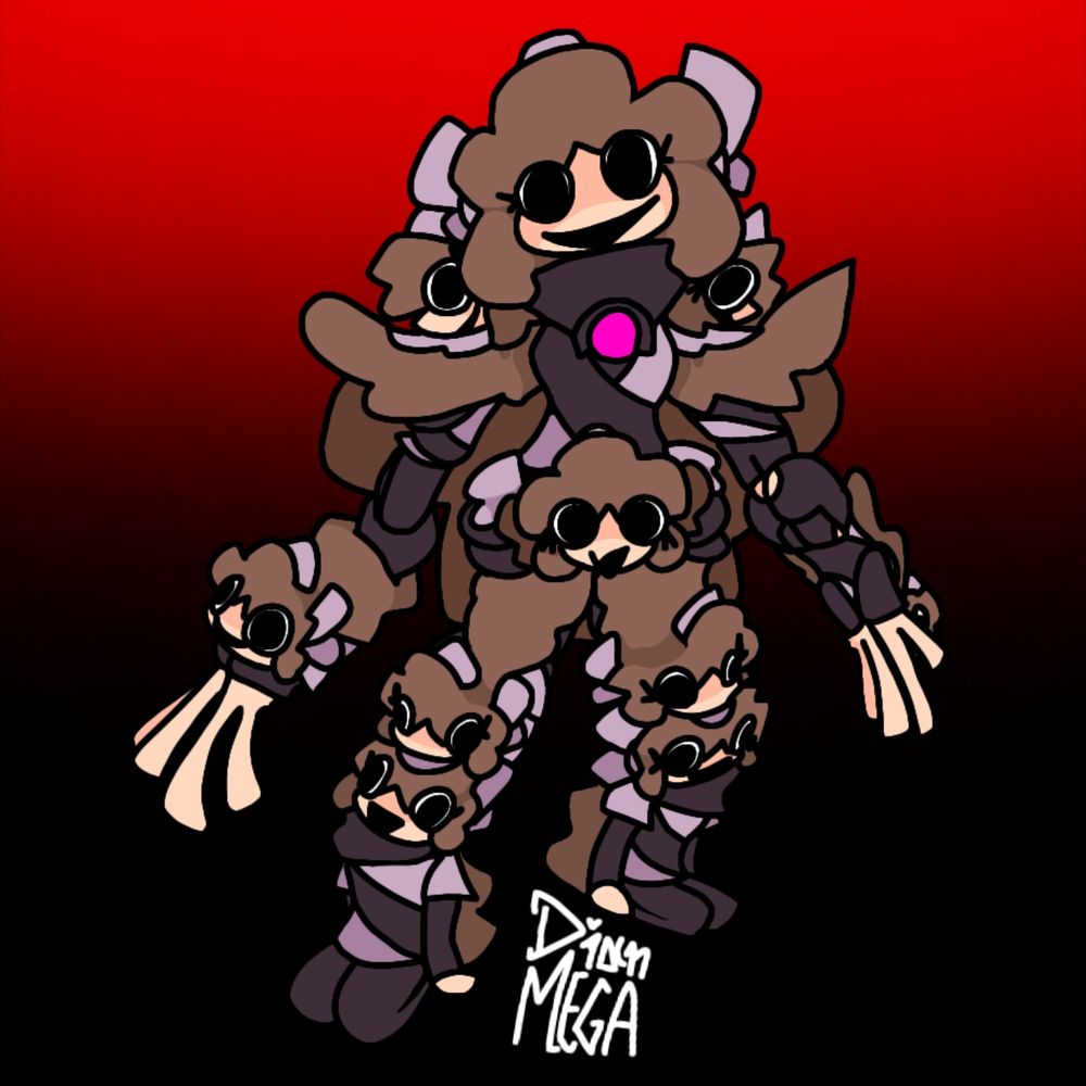 Dian MEGA

You heard that they always combine into many groups am i right ? This is what i mean by they always put into each groups.
Dian MEGA, which is a combiner(not a fusion) of Dians. Started with the usual :
Head and UpperBody is the leader.
LowerBody is the secretary.
And the rest are the members of their group !
Into one fearsome titan.