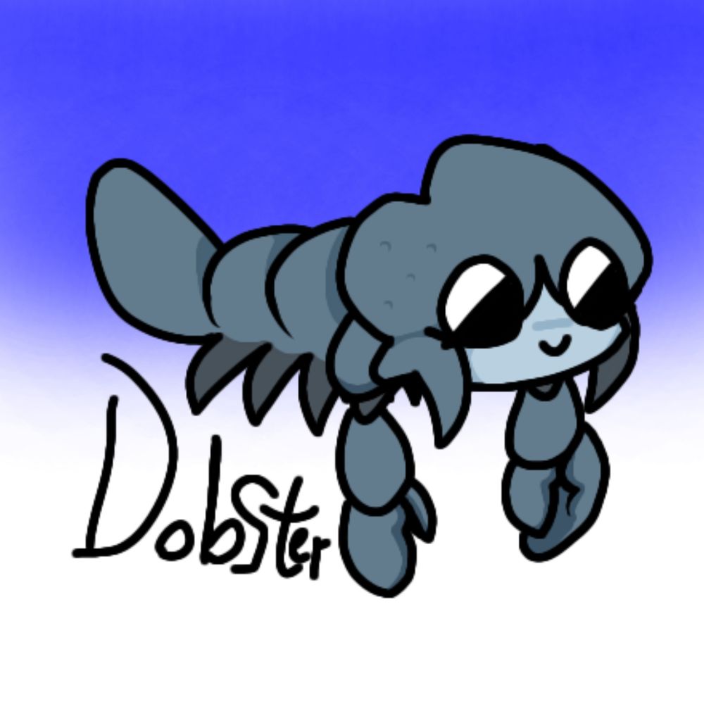 Nothing much to say about this fella. It's blue and it has pinchy claws, and also more delightful than Drabs.