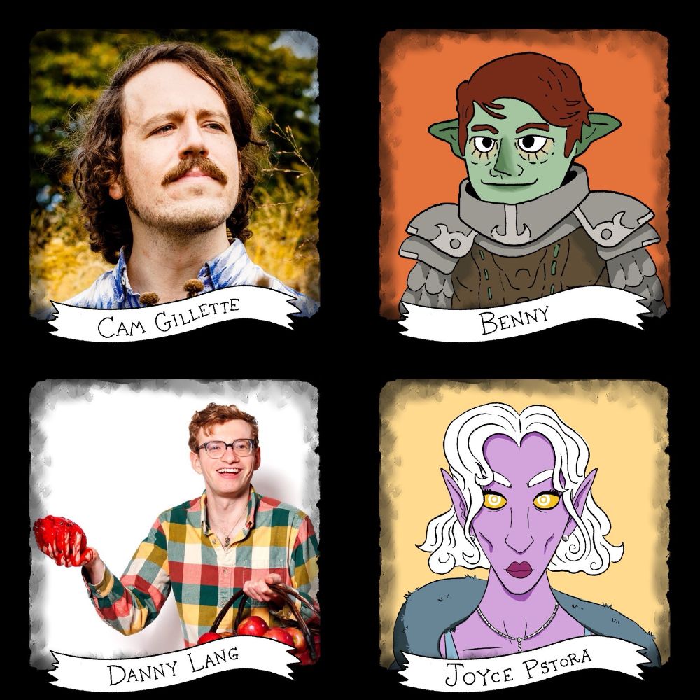 Cam Gillette as Benny, a little guy in armor who is definitely a goblin. We have Danny Lang as the powerful Joyce Pstora, a devilishly stylish elf warlock