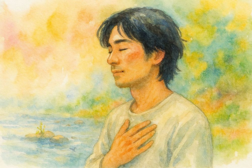 ゆっくり息を吐くたび、胸の奥の緊張がほどけます。過去の影は薄れ、ハートの温もりが未来の光を招きます。

あなたの夢は、今ここから育ち始めています。

Your dreams are beginning to grow from here and now.