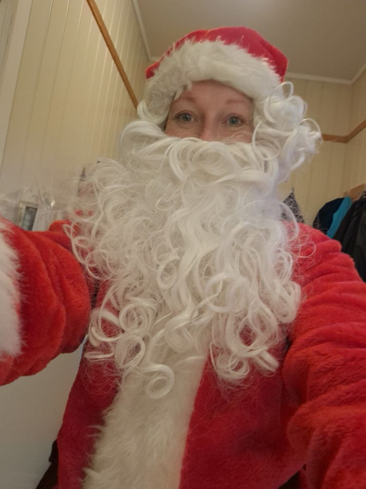 Me dressed up as Santa Claus