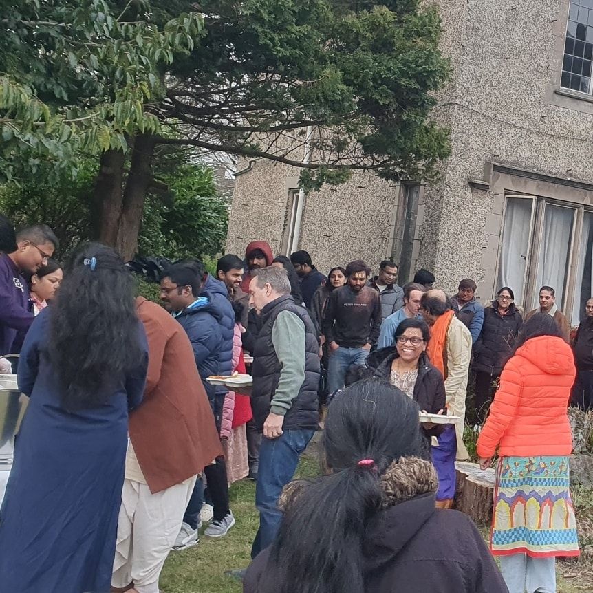 People at event in West Belfast