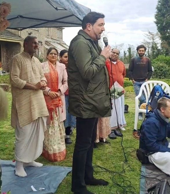 Paul Doherty speaking at event