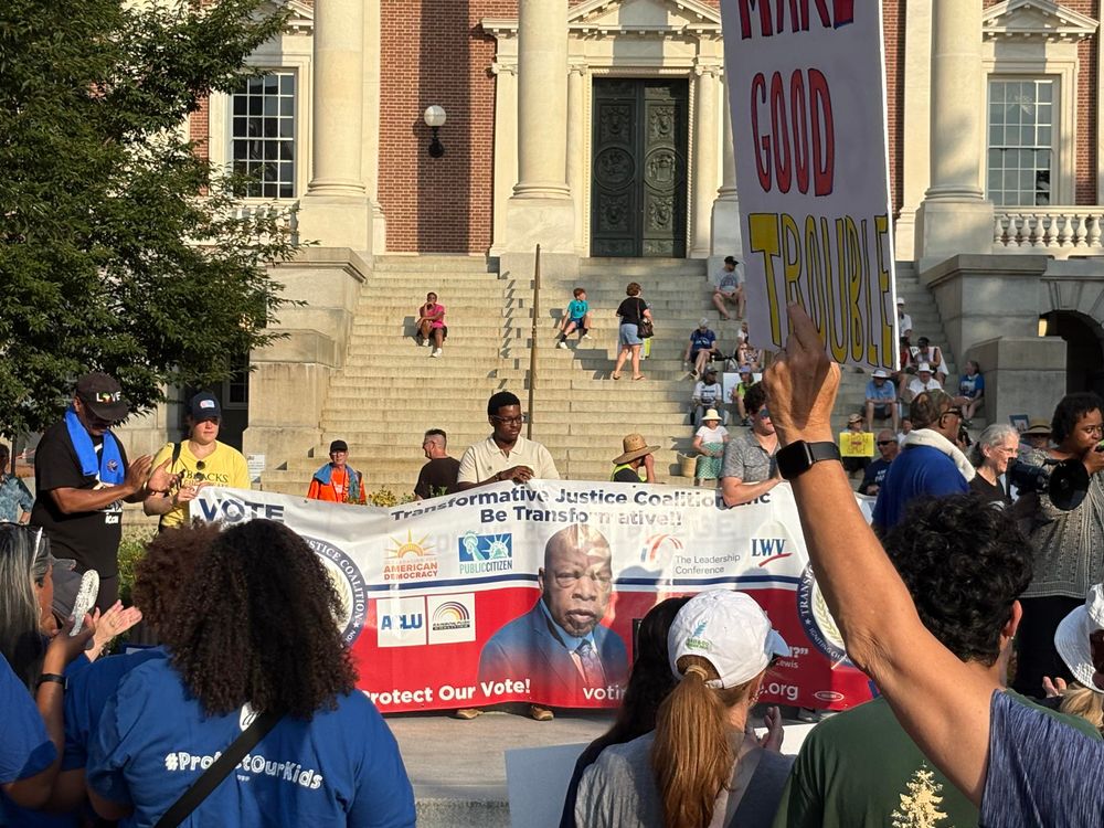 Banner showing John Lewis