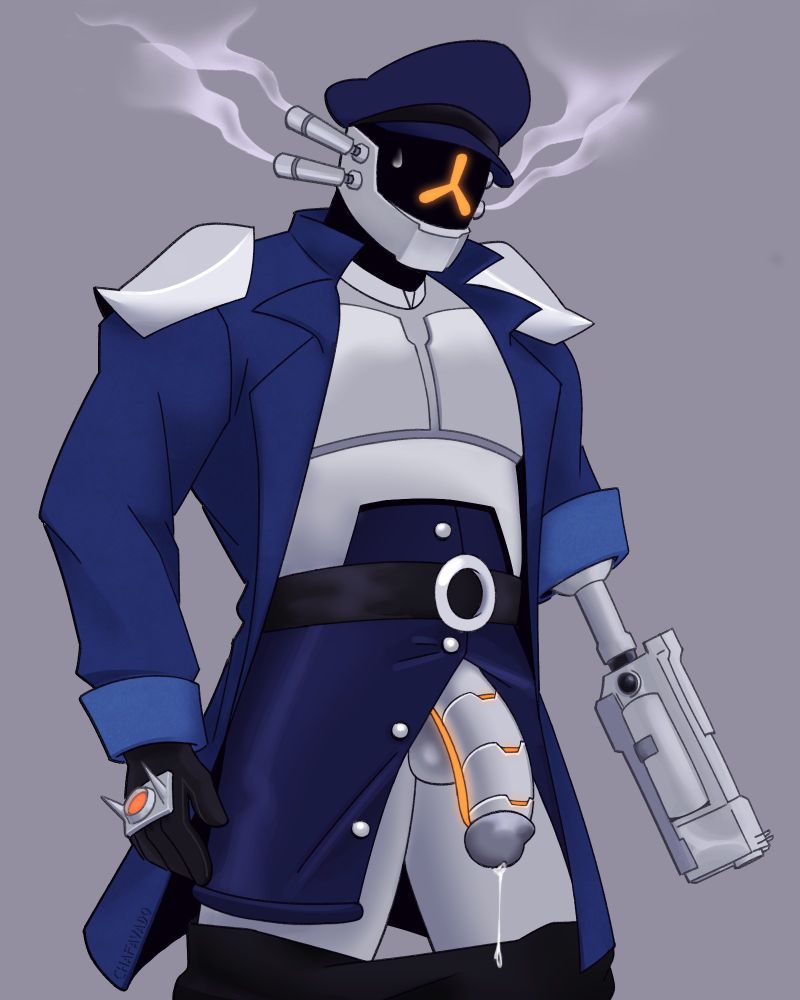Captain from Risk of Rain 2 
#nsfw #nsfwart #nsfwartist #robotfucker