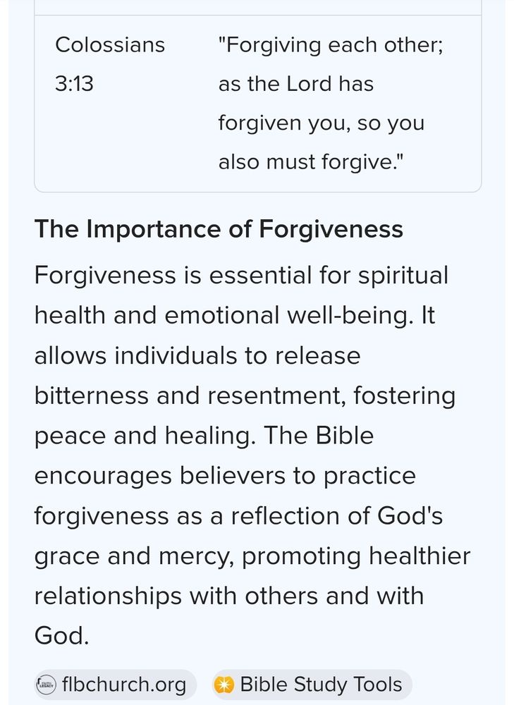 Colossians 3:13 