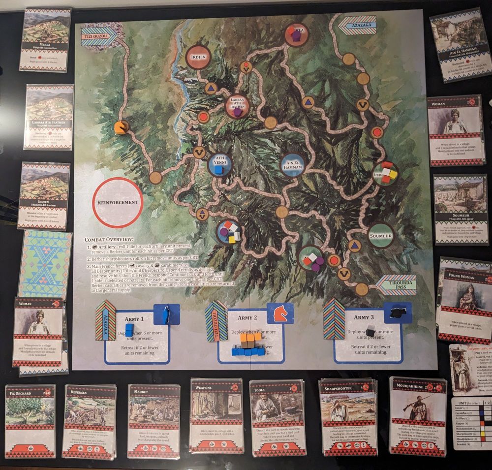"The Red Burnoose - Algeria 1857" board game 
