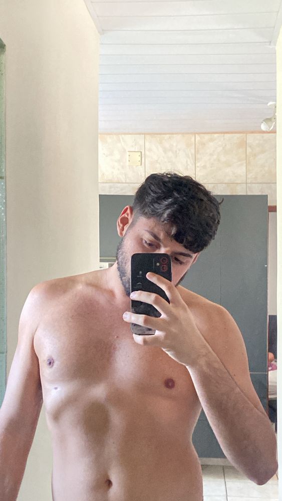 A única foto que me senti gostoso em 26 anos de existência