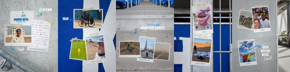 Jakobs Reise-Update mit Fotos aus den verschiedenen Ländern